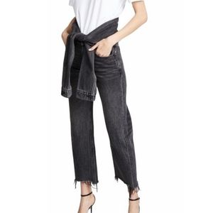 SOLD! Denim Alexander Wang Straight Leg Jeans Stack Tie Crop Wide Leg